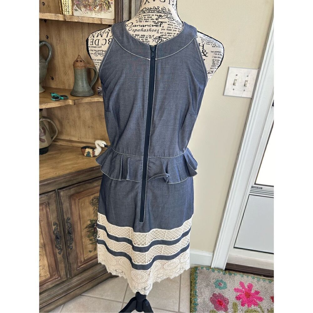 Anna Sui Chambray shift dress - Picture 7 of 8